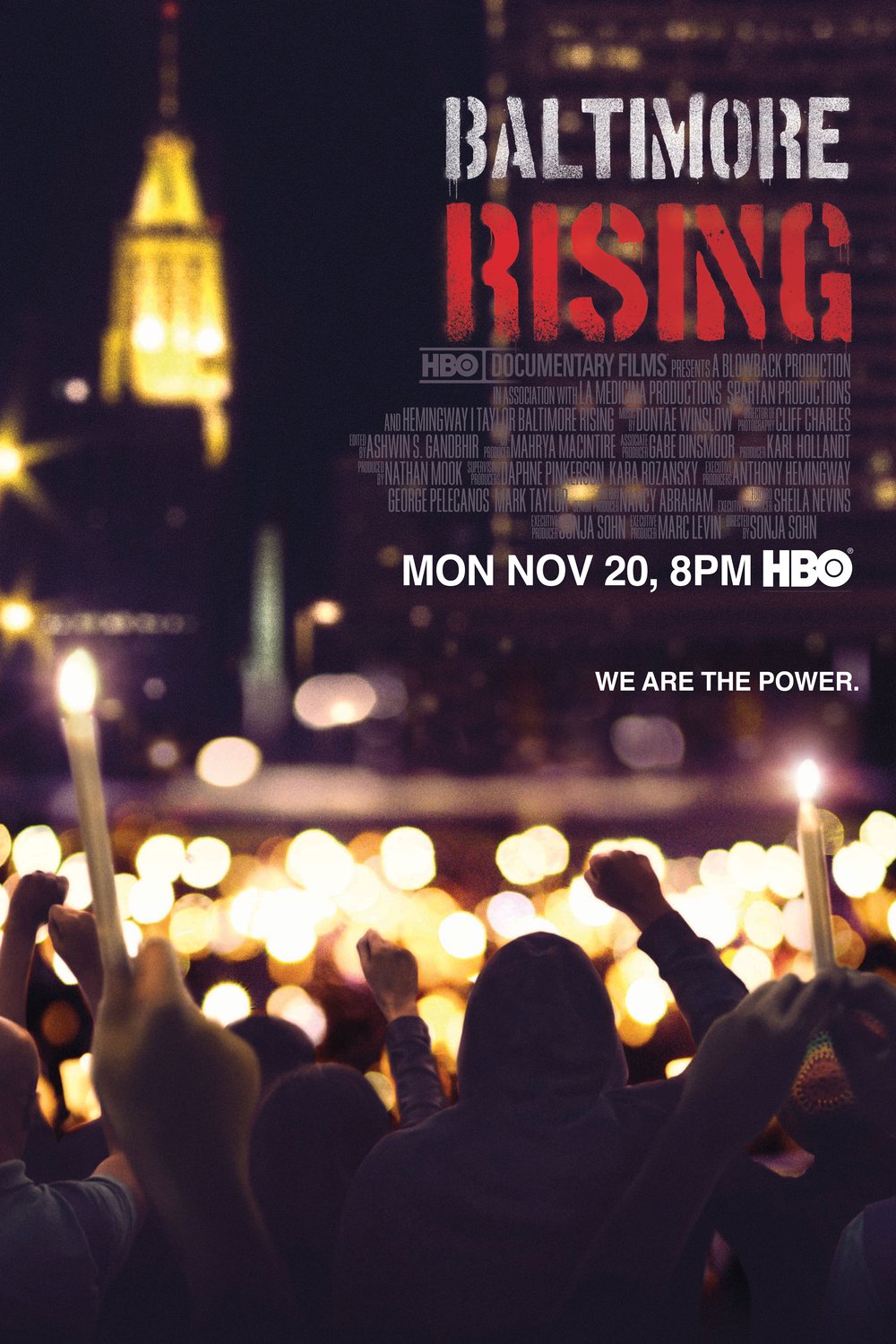 L'affiche du film Baltimore Rising