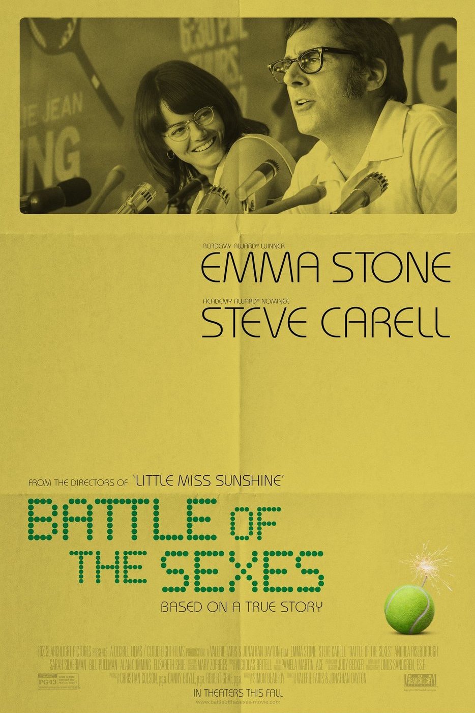 L'affiche du film Battle of the Sexes