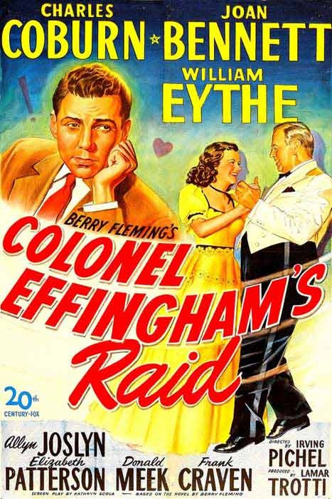 L'affiche du film Colonel Effingham's Raid