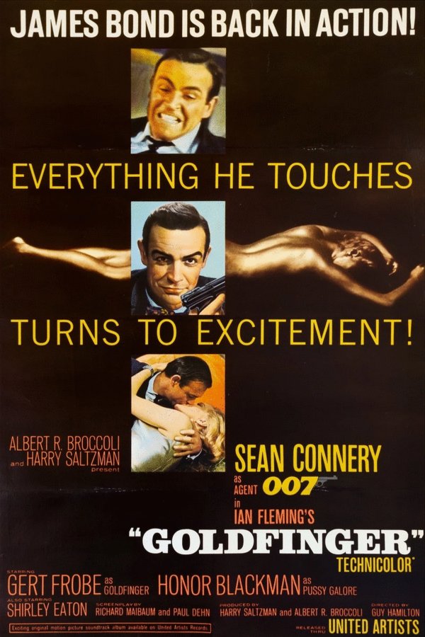 L'affiche du film Goldfinger