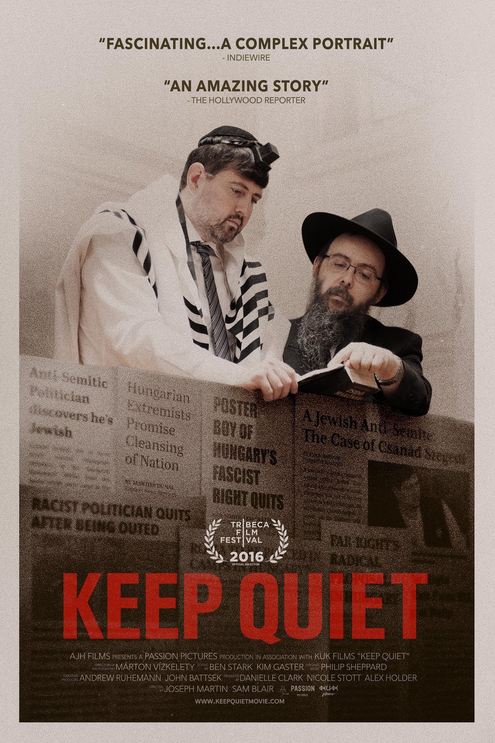L'affiche du film Keep Quiet