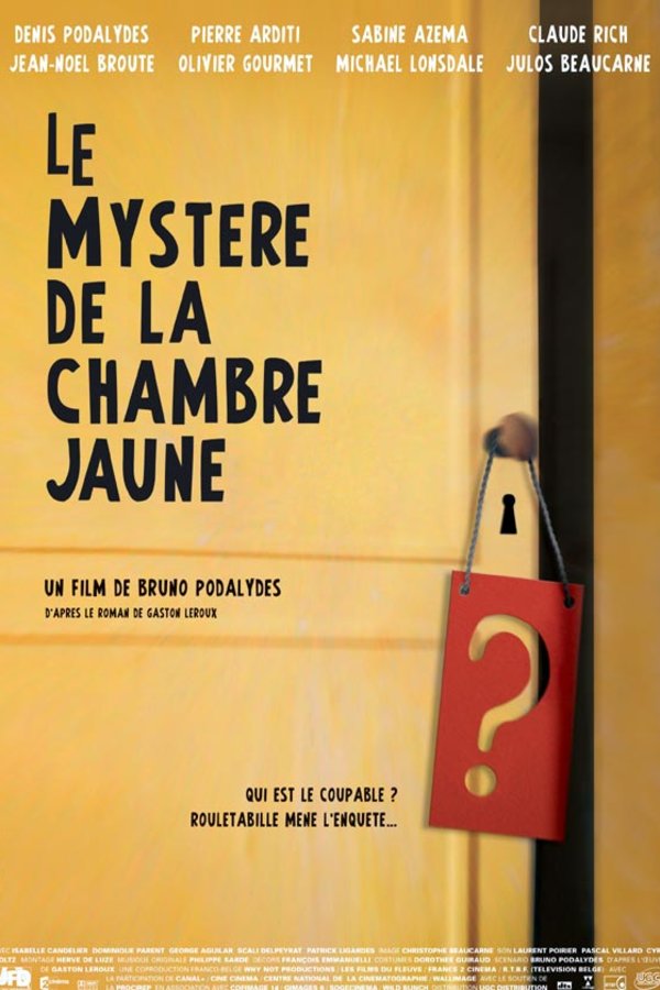 L'affiche du film Le Mystère de la chambre jaune