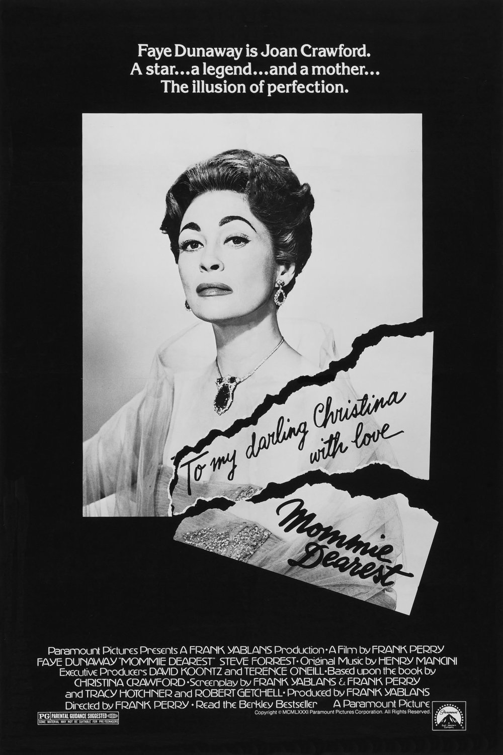 L'affiche du film Mommie Dearest