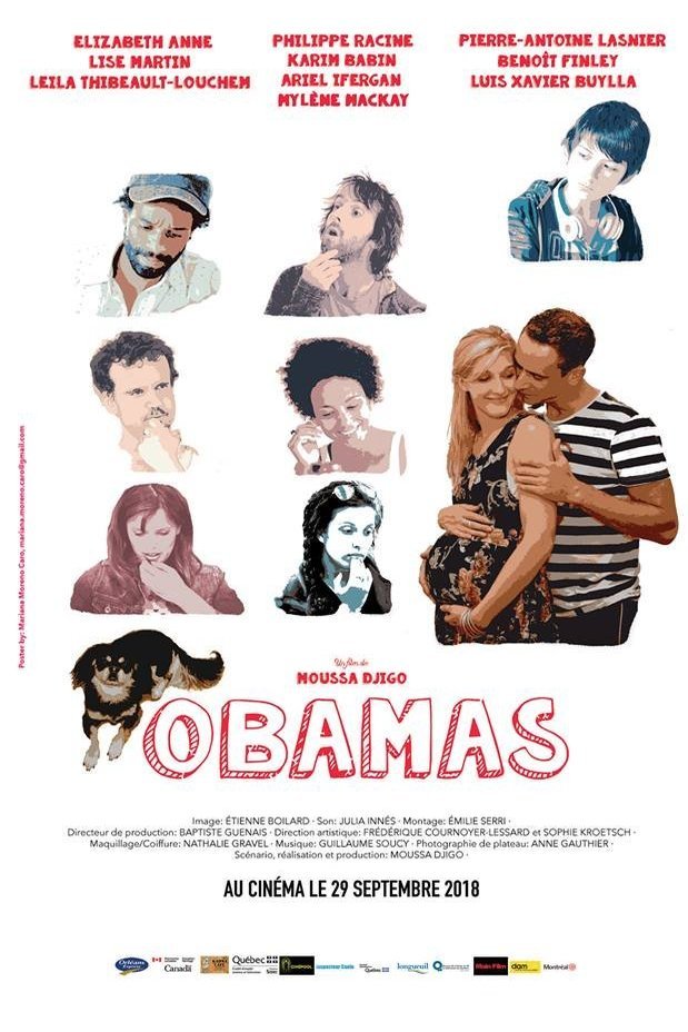 L'affiche du film Obamas: Une histoire d'amour, de visages et de folie