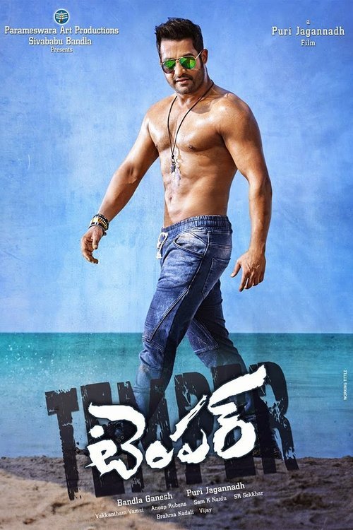 Telugu poster of the movie Temper
