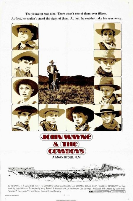 L'affiche du film The Cowboys