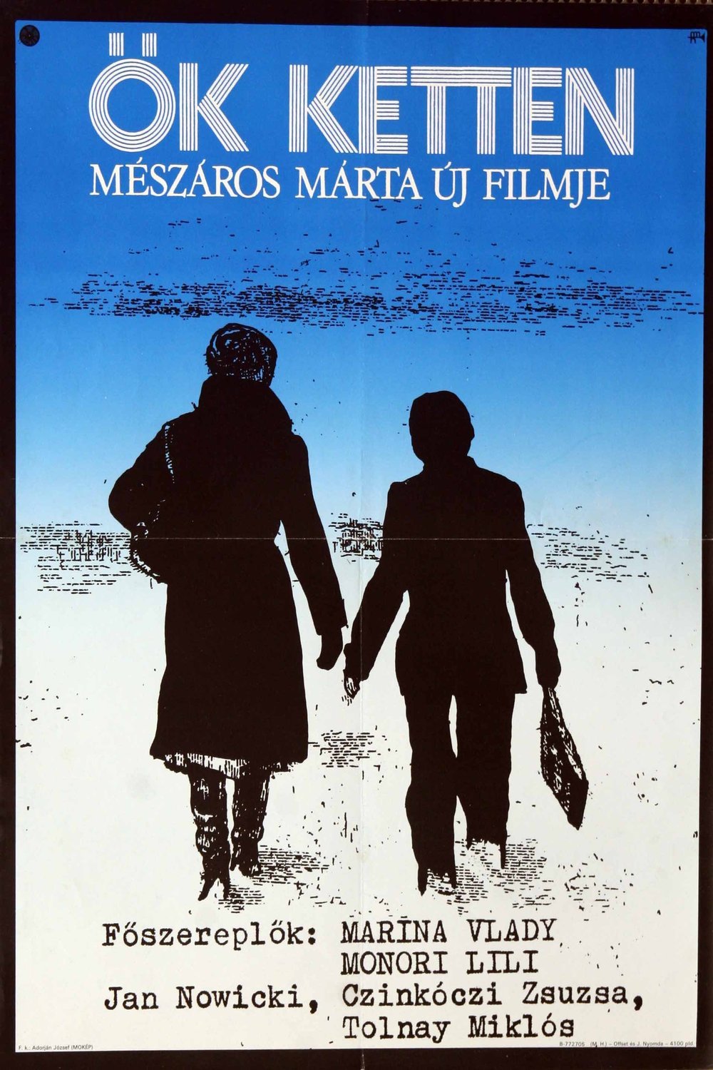 L'affiche originale du film Ök ketten en hongrois