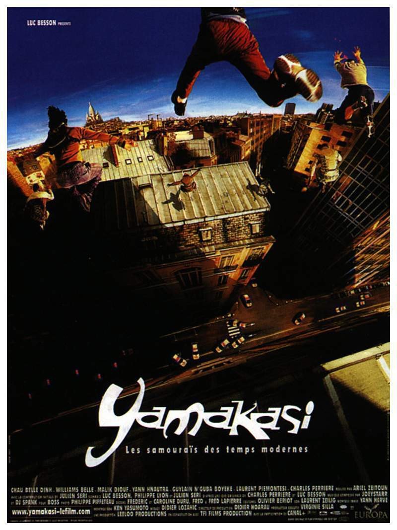 L'affiche du film Yamakasi