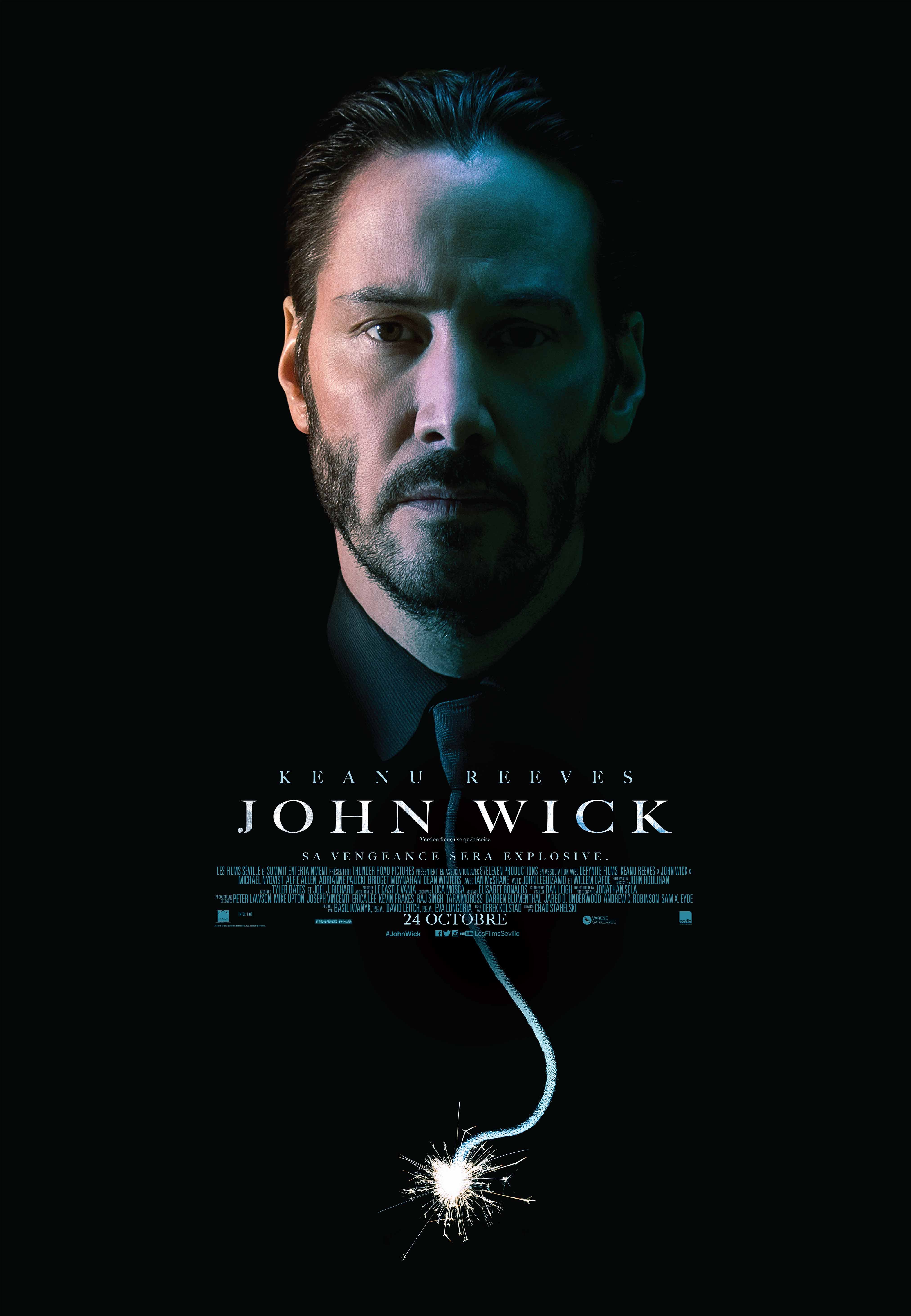 L'affiche du film John Wick v.f.