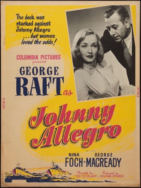 L'affiche du film Johnny Allegro
