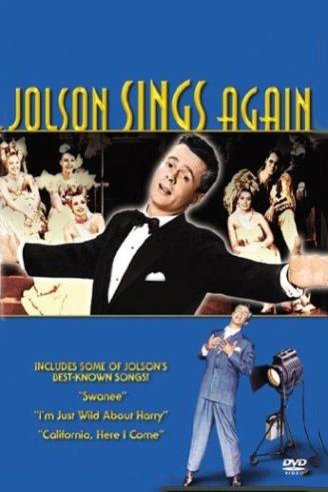 L'affiche du film Jolson Sings Again