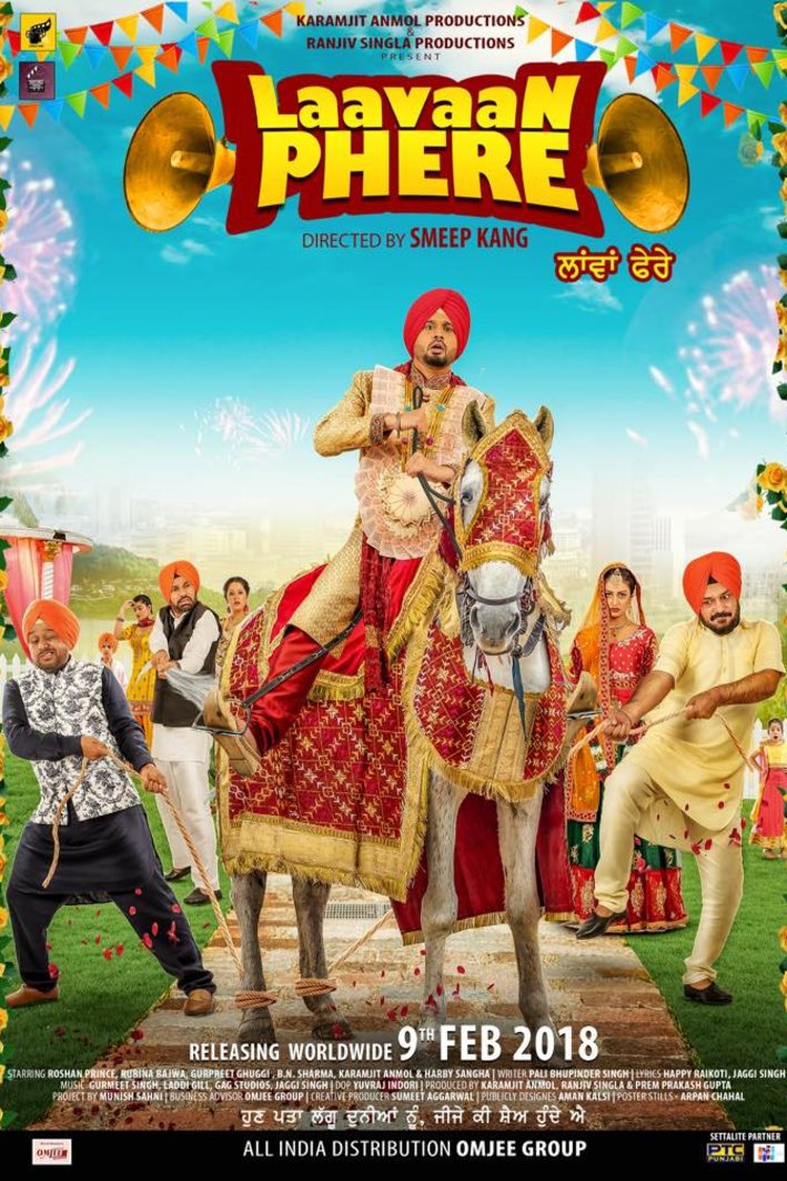 Punjabi poster of the movie Laavaan Phere