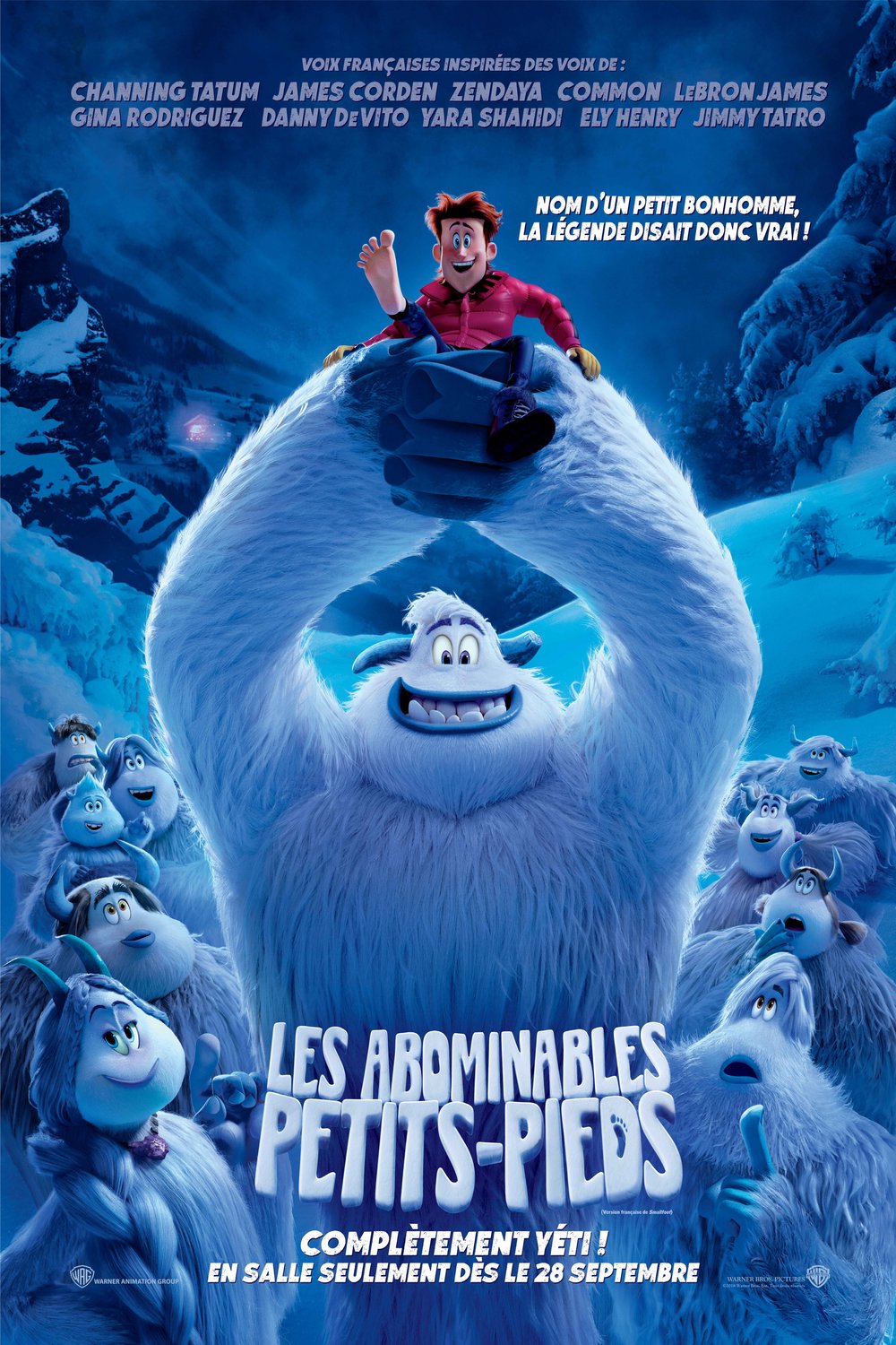 L'affiche du film Les Abominables Petits-Pieds