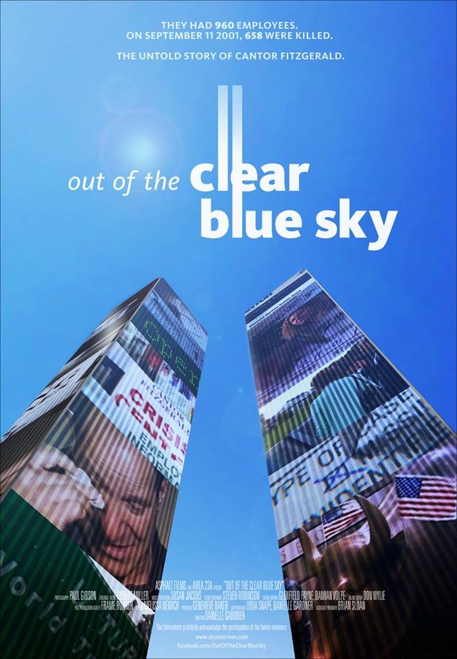 L'affiche du film Out of the Clear Blue Sky