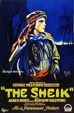 L'affiche du film The Sheik
