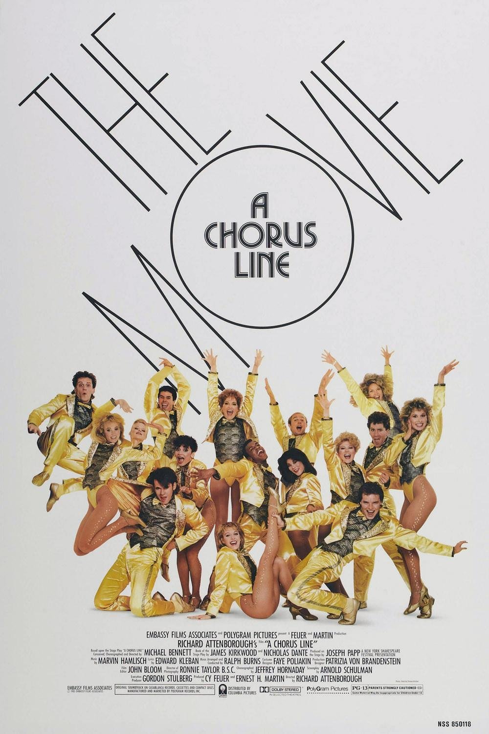 L'affiche du film A Chorus Line