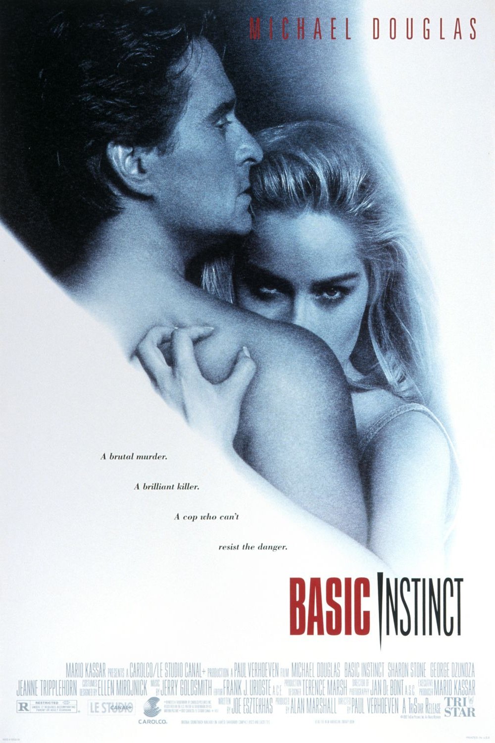 L'affiche du film Basic Instinct