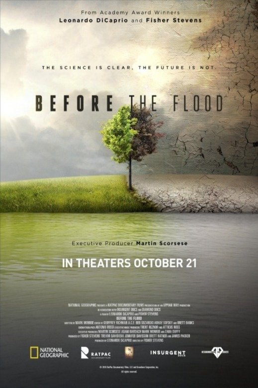 L'affiche du film Before the Flood