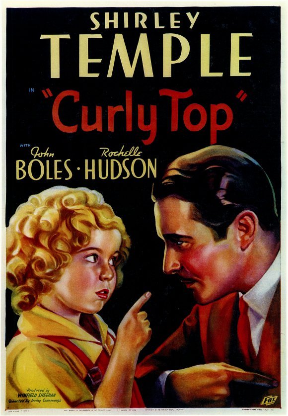 L'affiche du film Curly Top