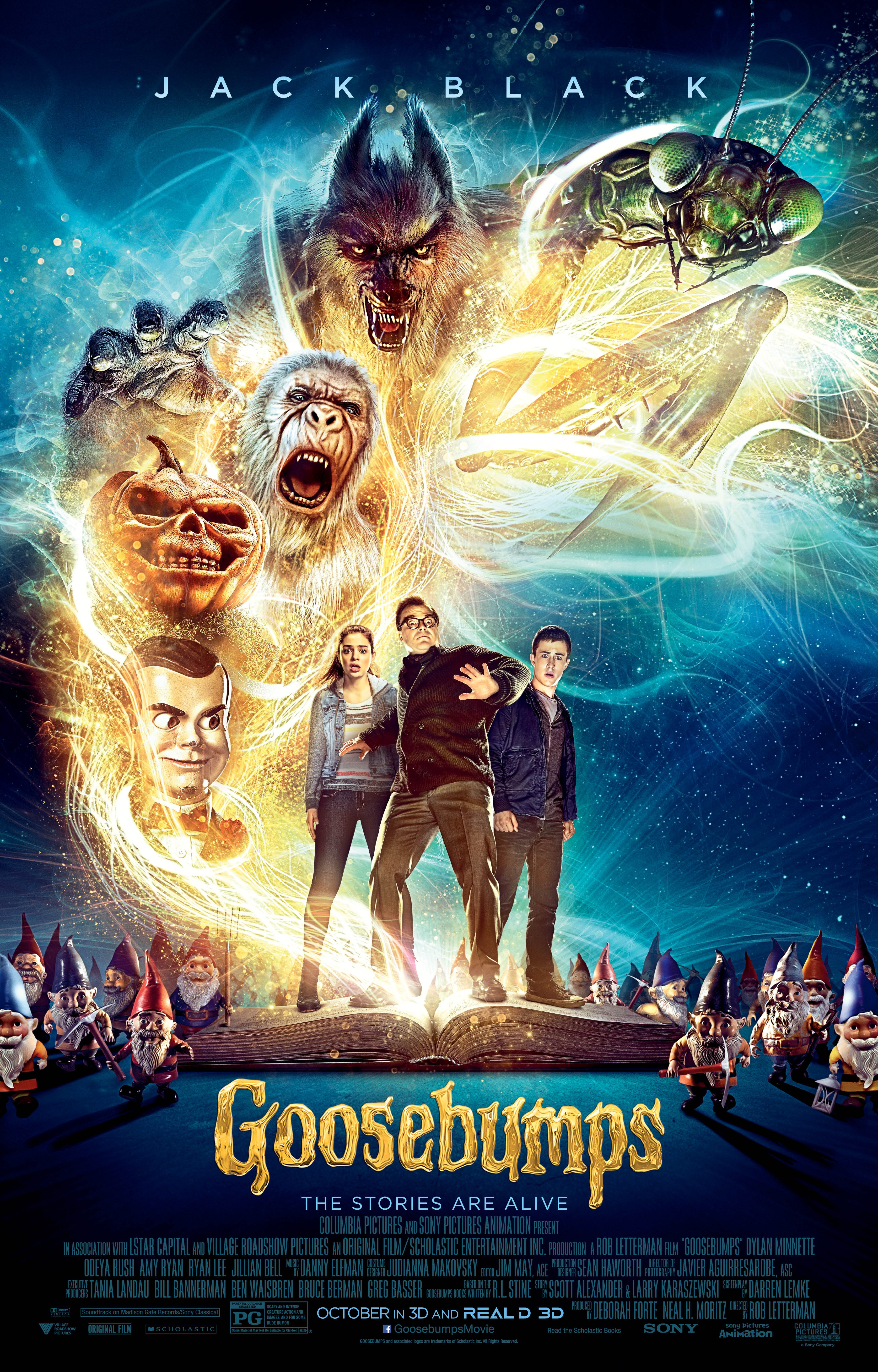 L'affiche du film Goosebumps