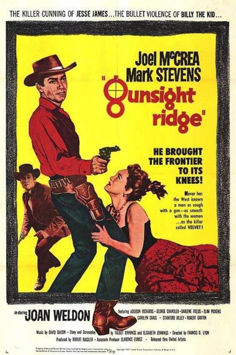 L'affiche du film Gunsight Ridge