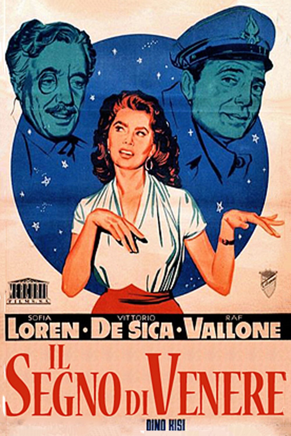 L'affiche originale du film Il Segno di Venere en italien