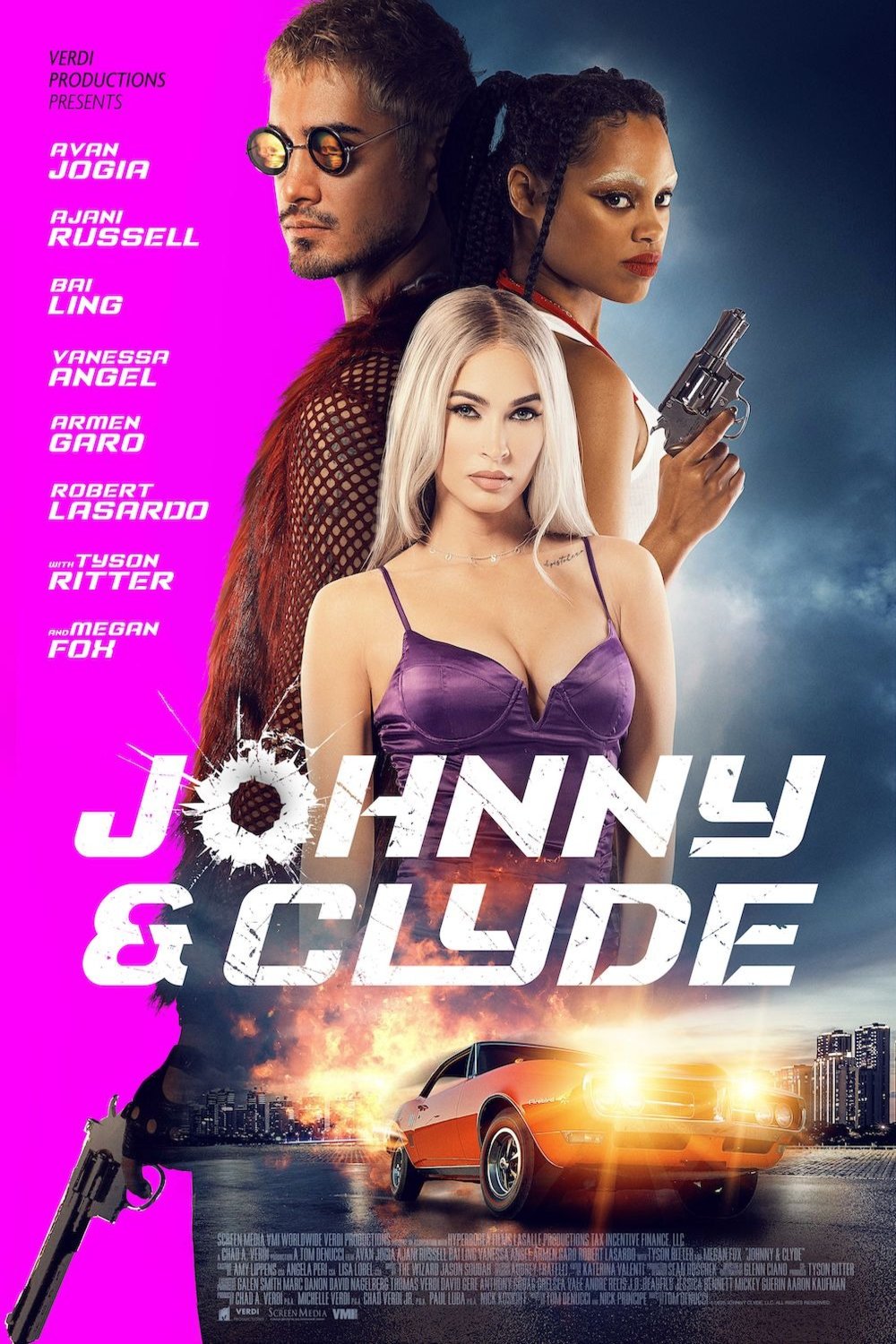 L'affiche du film Johnny & Clyde