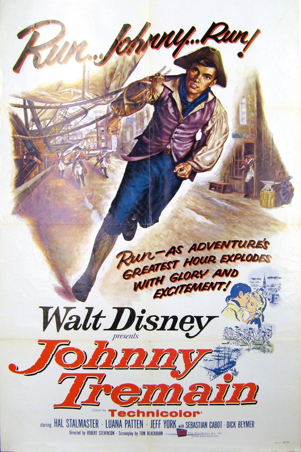 L'affiche du film Johnny Tremain