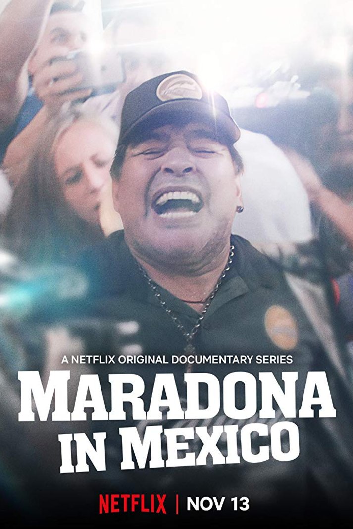 L'affiche du film Maradona in Mexico