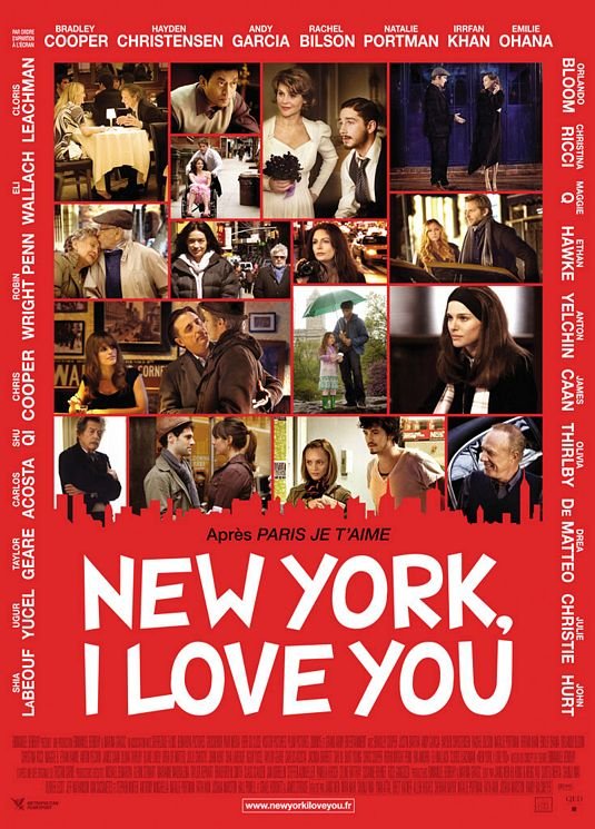 L'affiche du film New York, je t'aime