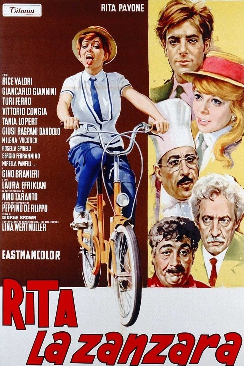 Italian poster of the movie Rita la zanzara