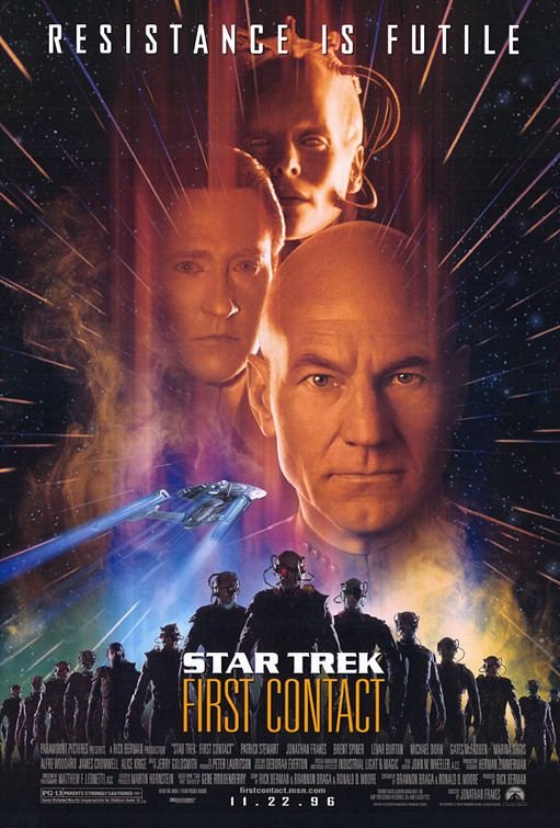 L'affiche du film Star Trek: First Contact