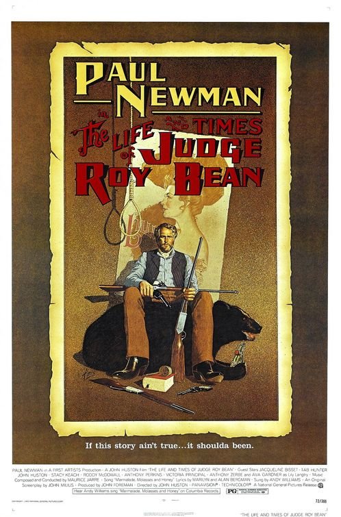 L'affiche du film The Life and Times of Judge Roy Bean