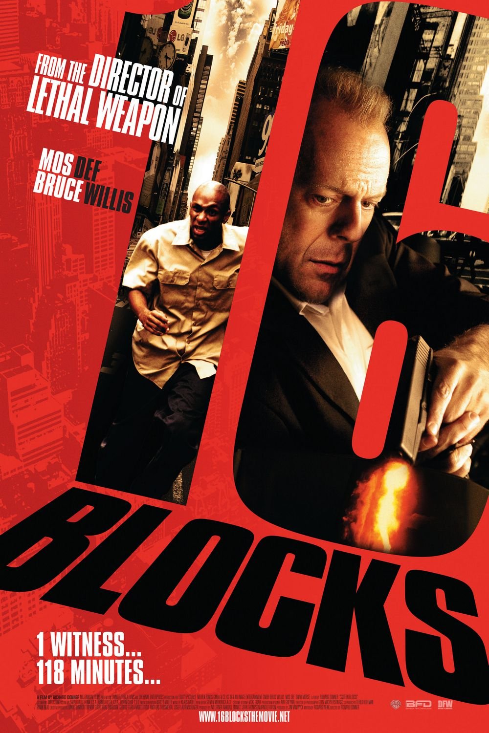 L'affiche du film 16 Blocks