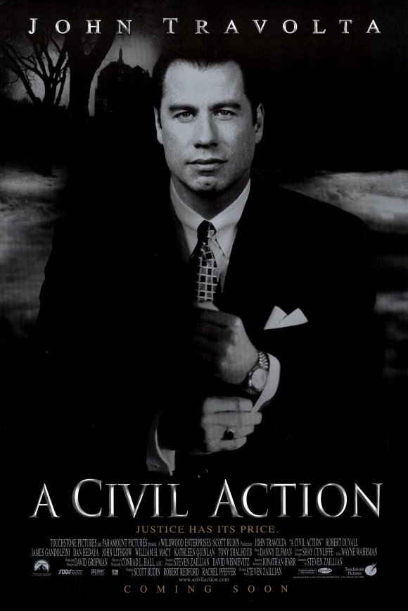 L'affiche du film Une Action Au Civil