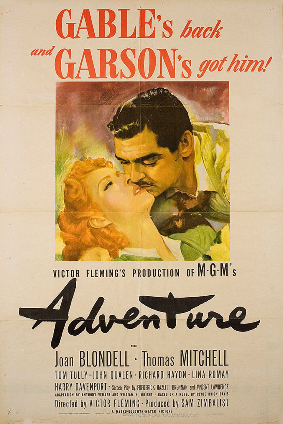 L'affiche du film Adventure