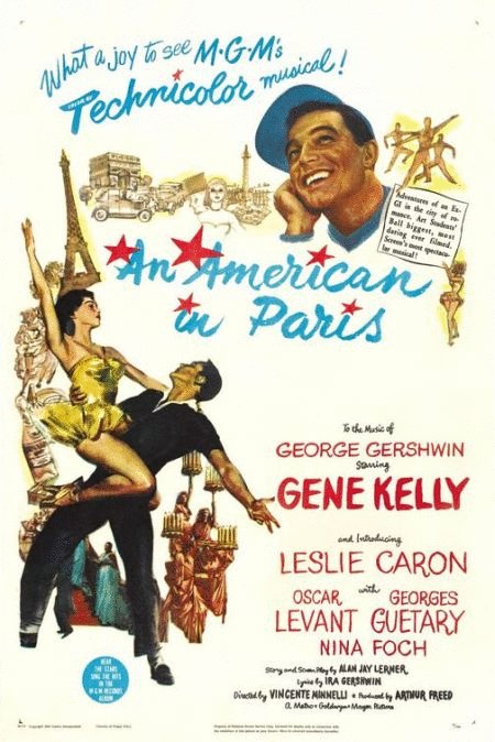 L'affiche du film Un Americain à Paris