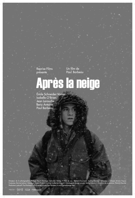 L'affiche du film Après la neige