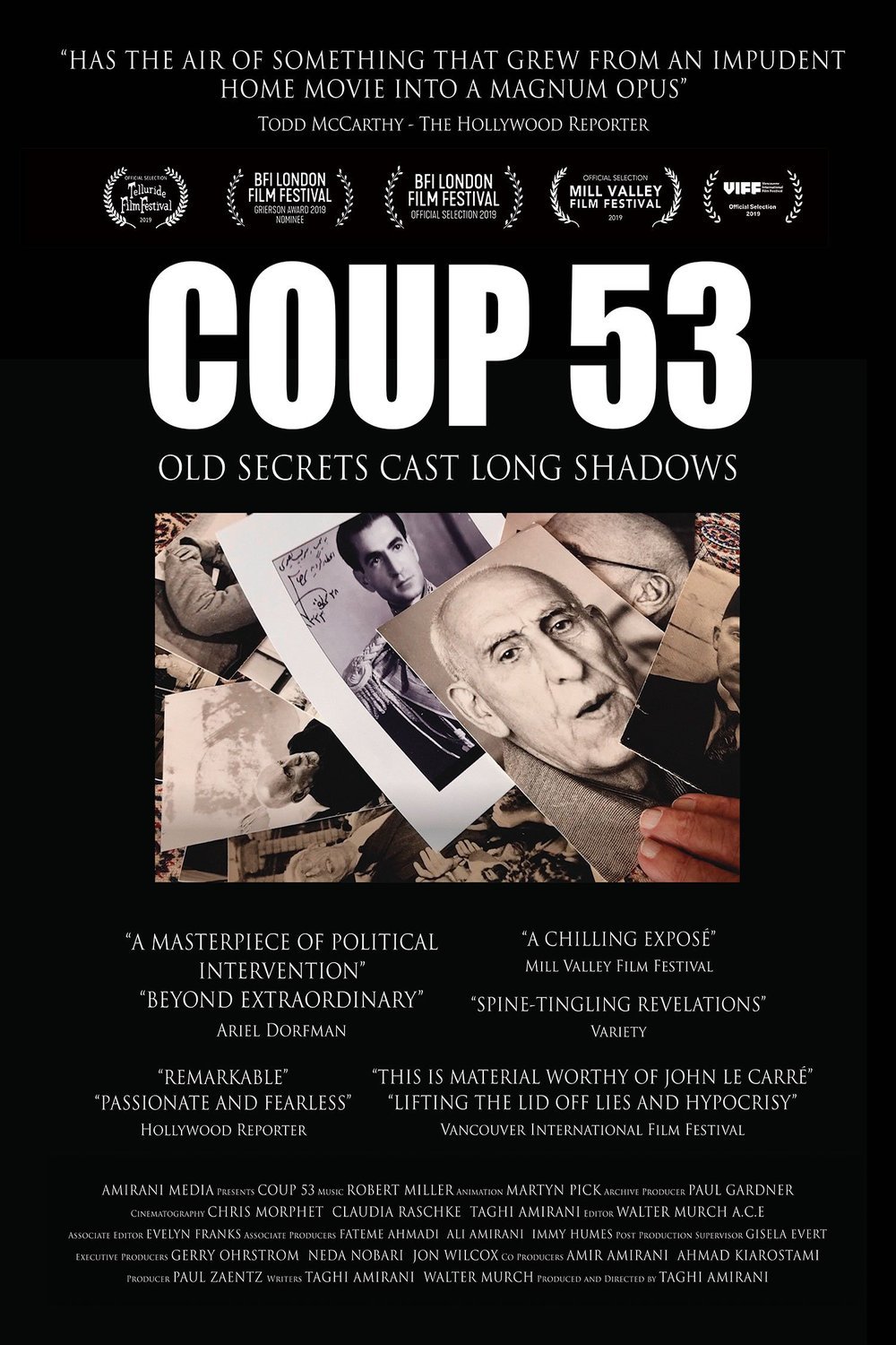 L'affiche originale du film Coup 53 en Persan