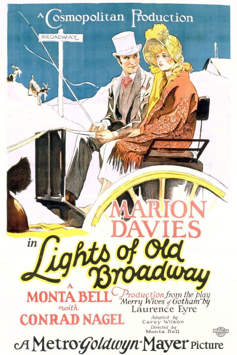 L'affiche du film Lights of Old Broadway