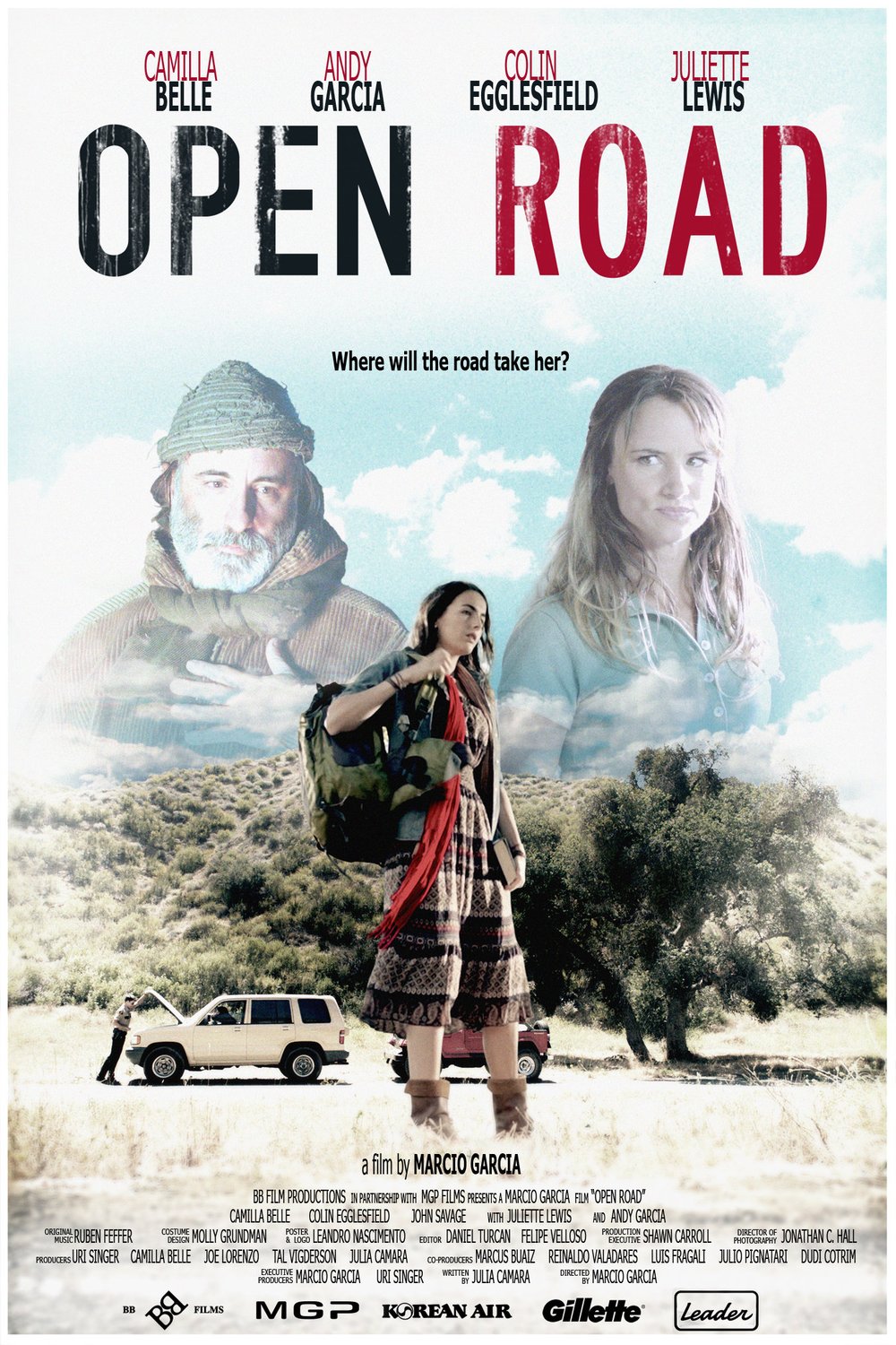 L'affiche du film Open Road