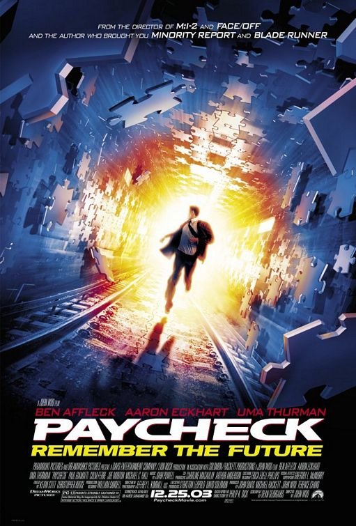 L'affiche du film Paycheck