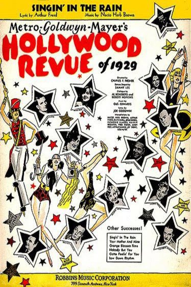 L'affiche du film The Hollywood Revue of 1929
