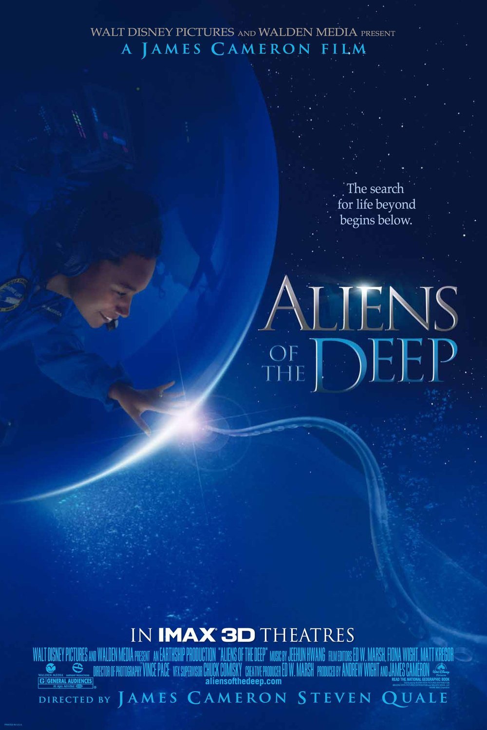 L'affiche du film Aliens of the Deep