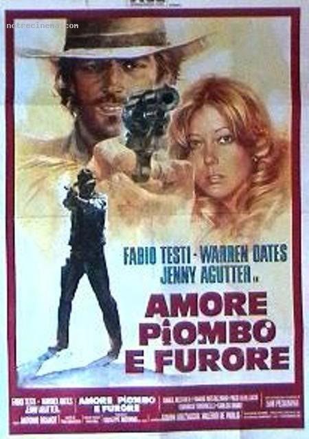 L'affiche originale du film Amore, piombo e furore en italien