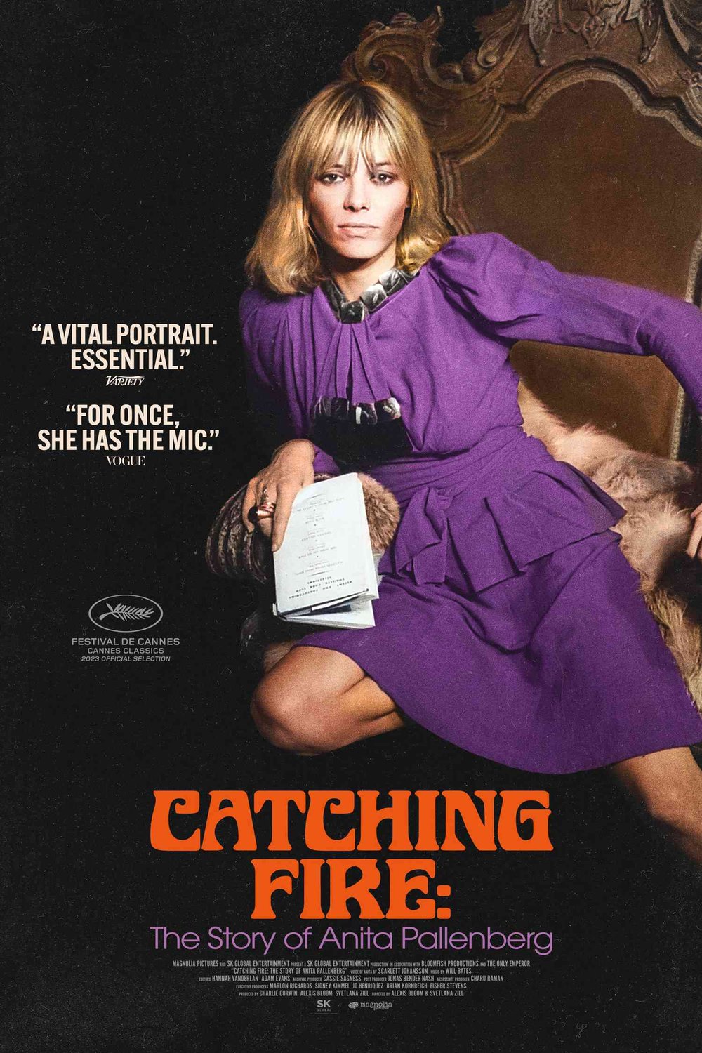L'affiche du film Catching Fire: The Story of Anita Pallenberg