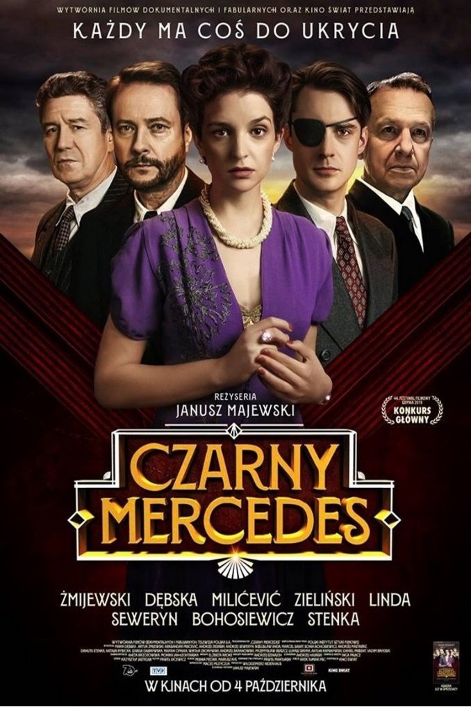 L'affiche originale du film Black Mercedes en polonais