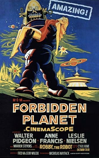 L'affiche du film Forbidden Planet