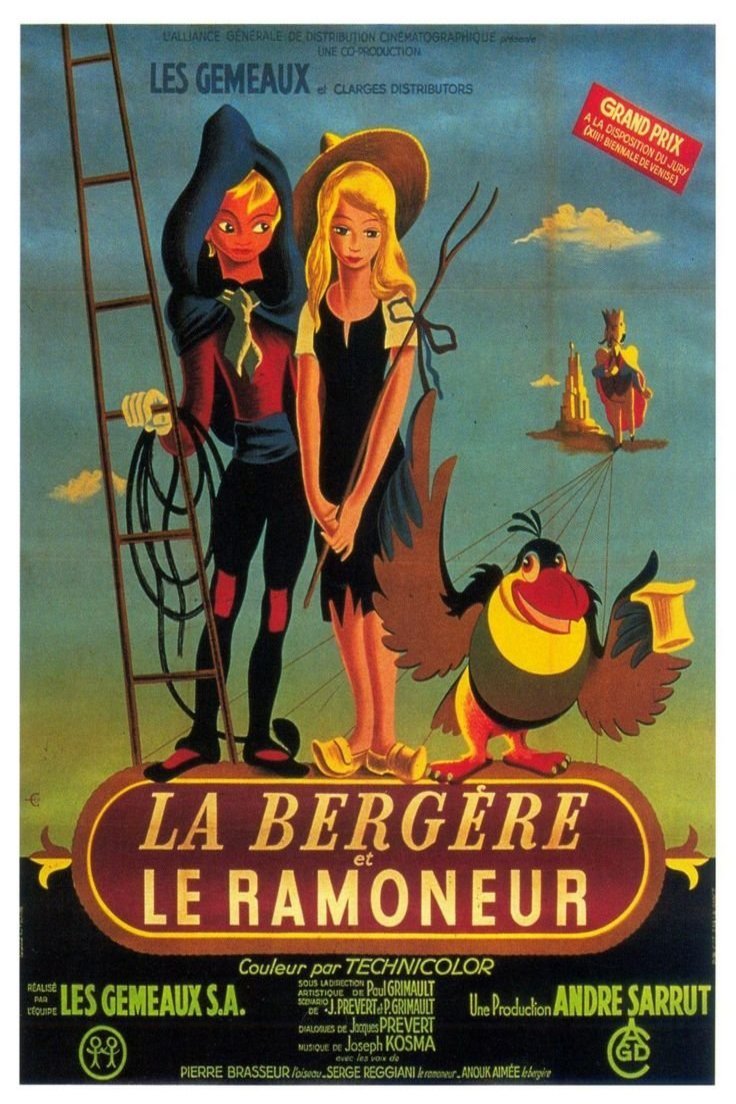 L'affiche du film La bergère et le ramoneur