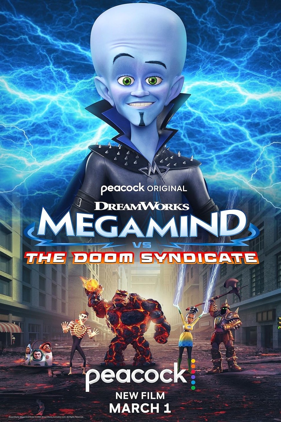 L'affiche du film Megamind vs. The Doom Syndicate